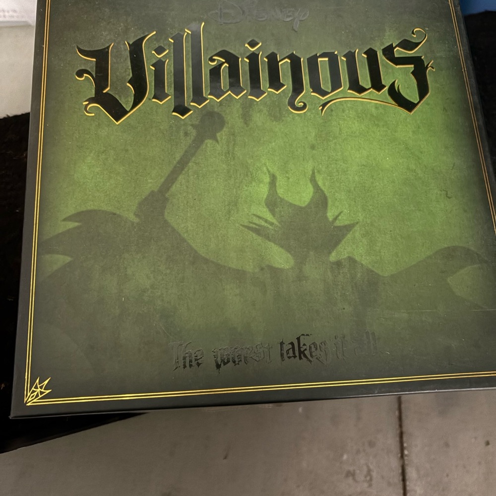 Disney Villainous Game with Green Cover